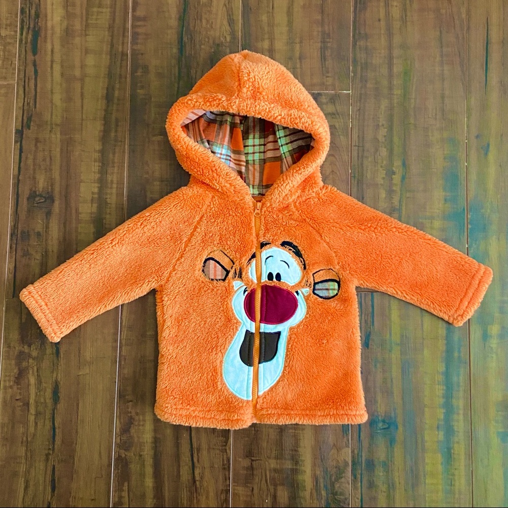 Tigger Winnie Pooh Disney Fleece Hoodie Jacket Baby Toddler Costume 24 Months